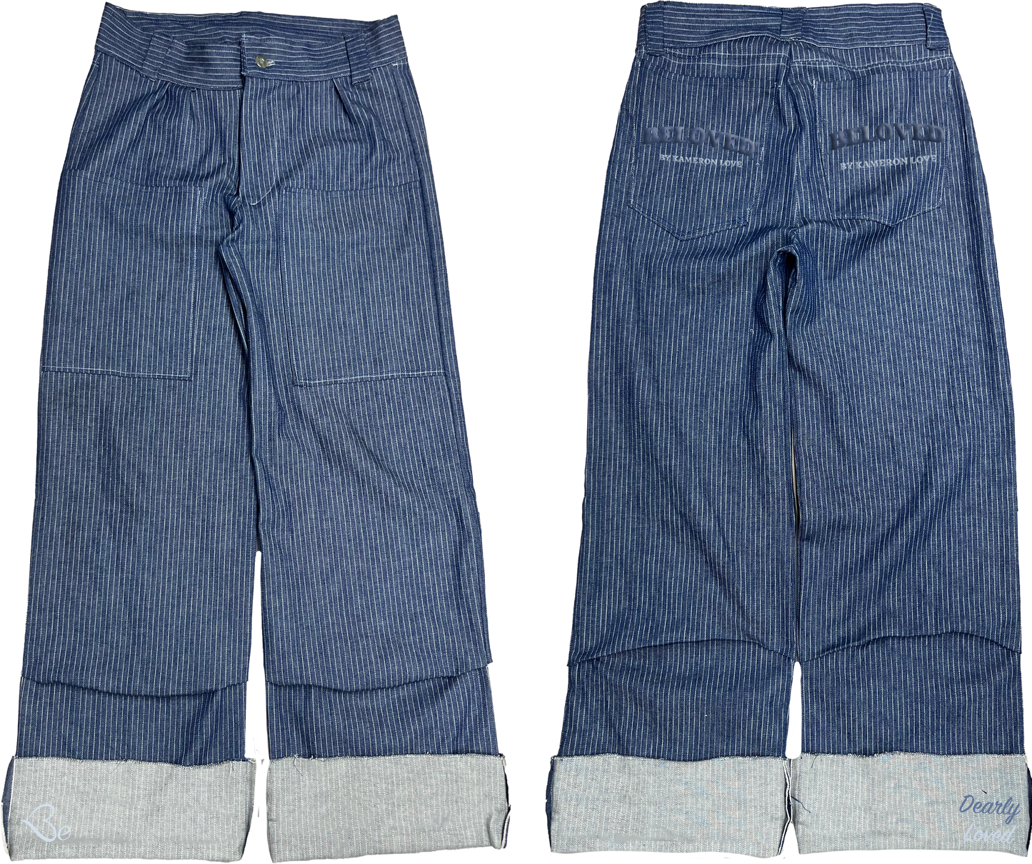 Cuffed Beloved Pin-Stripe (V1)